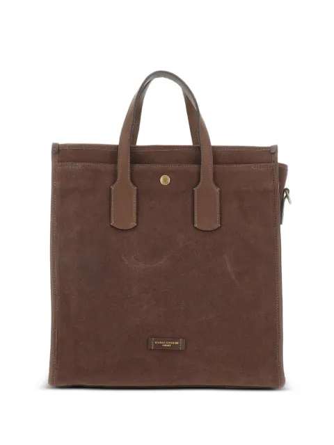 GIANNI CHIARINI Berlino suede tote bag