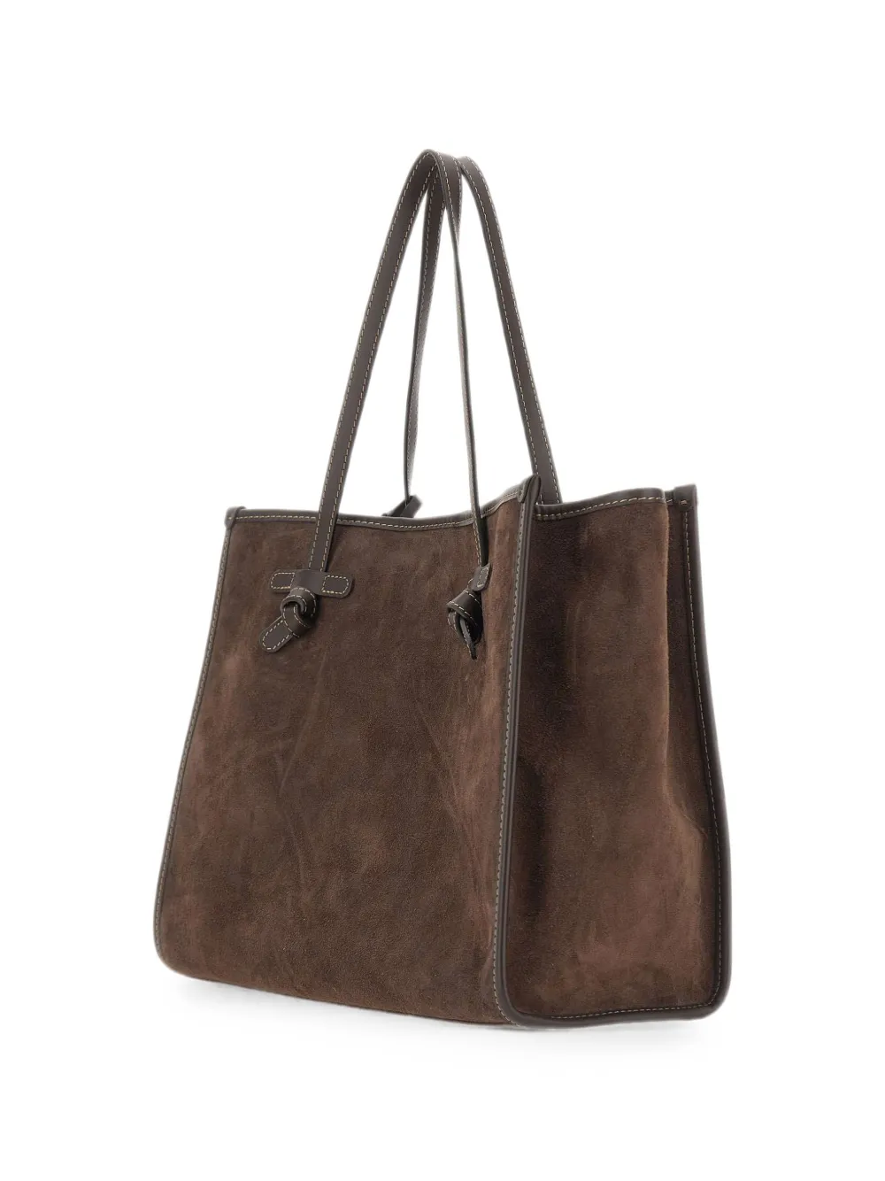 MARCELLA CLUB Marcella suede shoulder bag - Brown