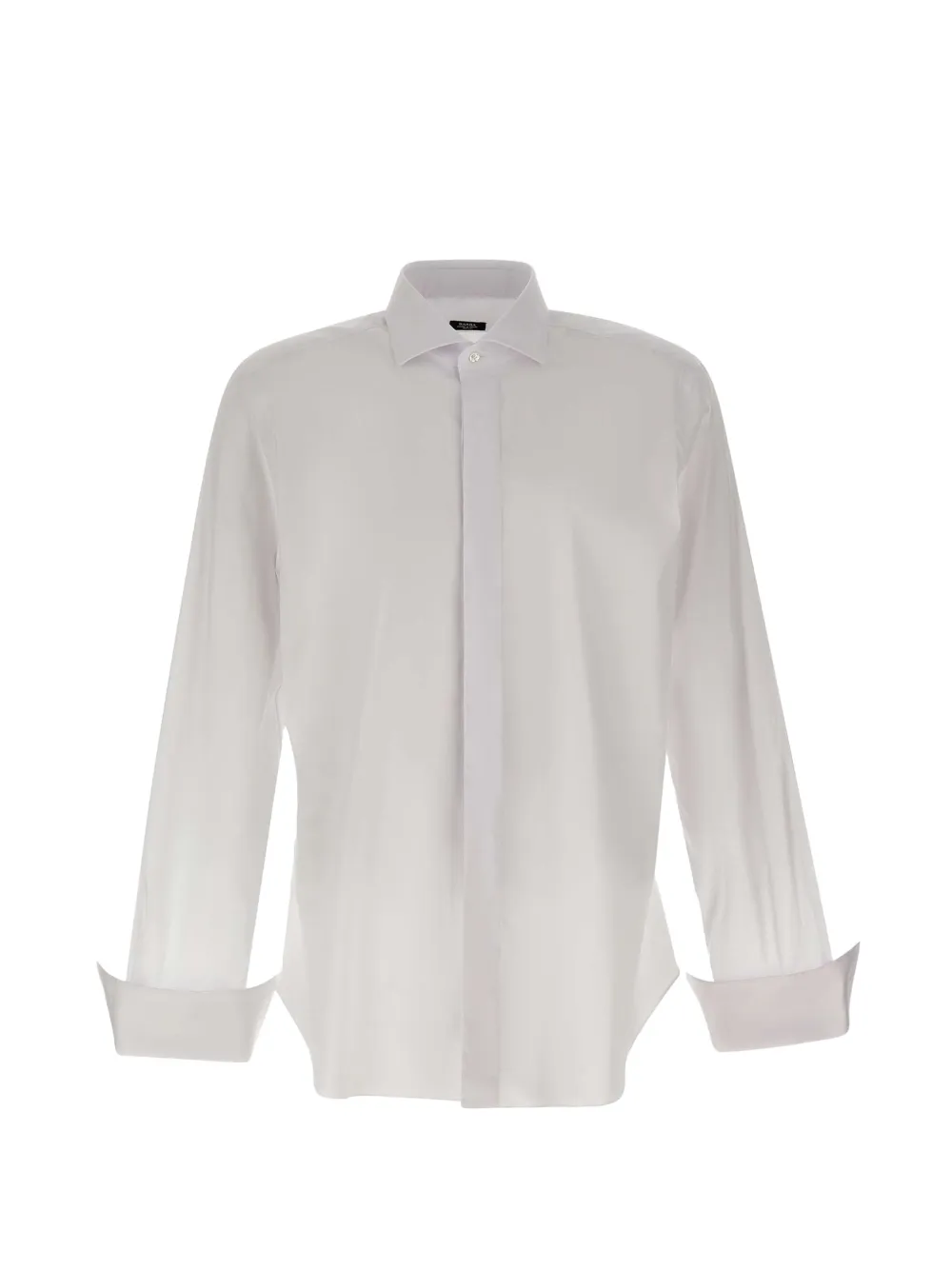 Barba Camicia con abbottonatura nascosta - Bianco