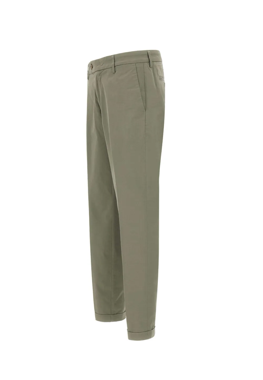 Re-Hash Mucha10 slim-fit chino Groen