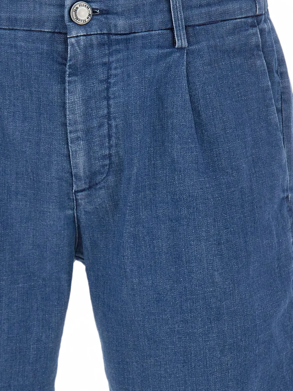 Re-Hash Gimmy pleated denim shorts - Blu