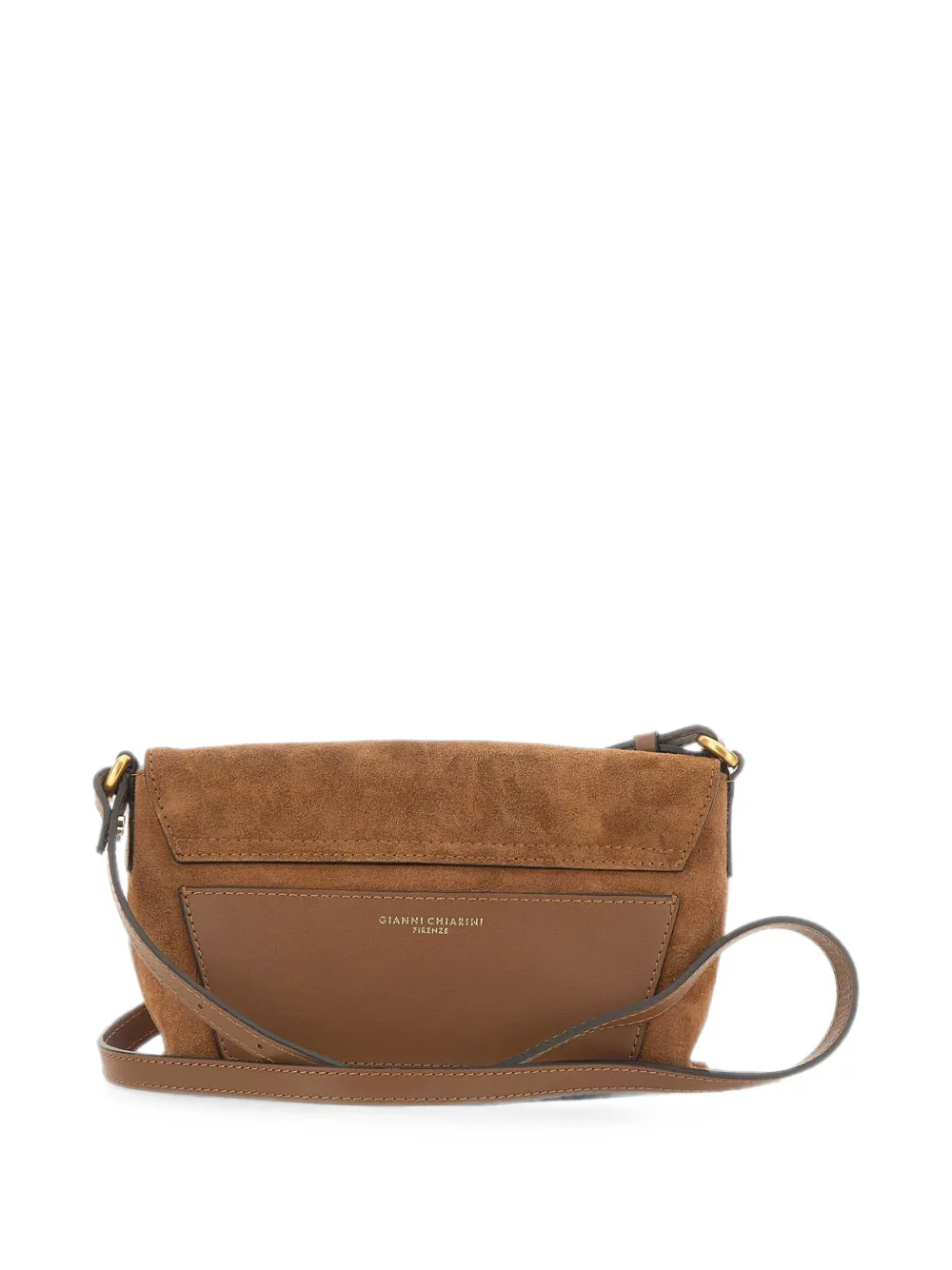 GIANNI CHIARINI Eugenia suède crossbodytas Bruin