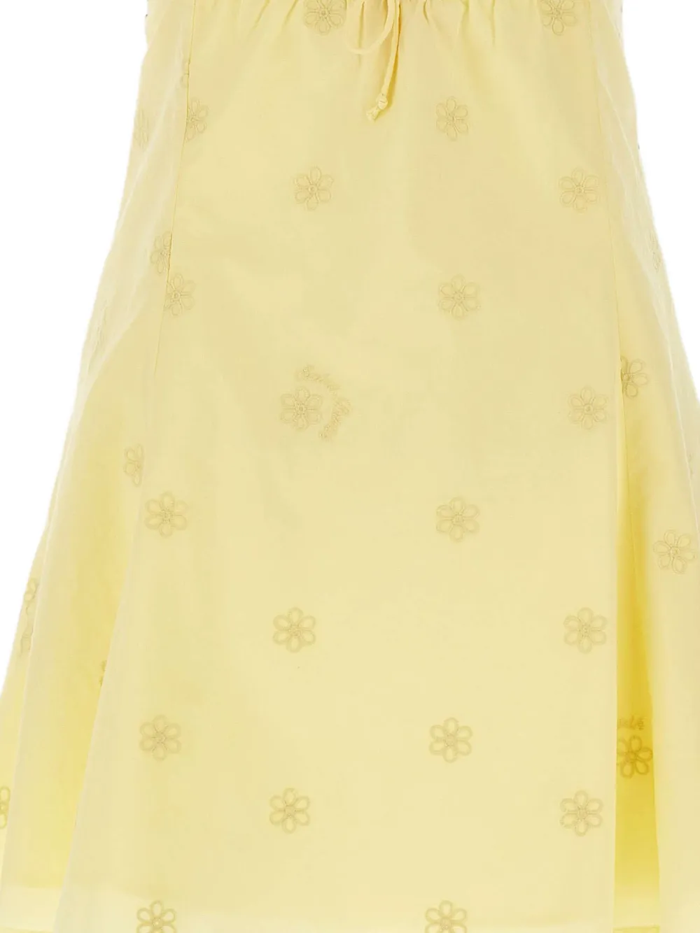 MC2 Saint Barth Marge mini-jurk met geborduurde bloemen Geel