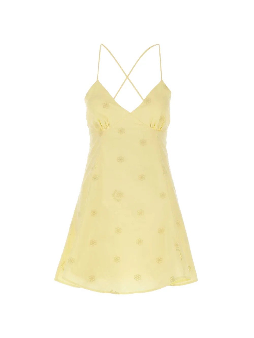 MC2 Saint Barth Marge floral-embroidered mini dress