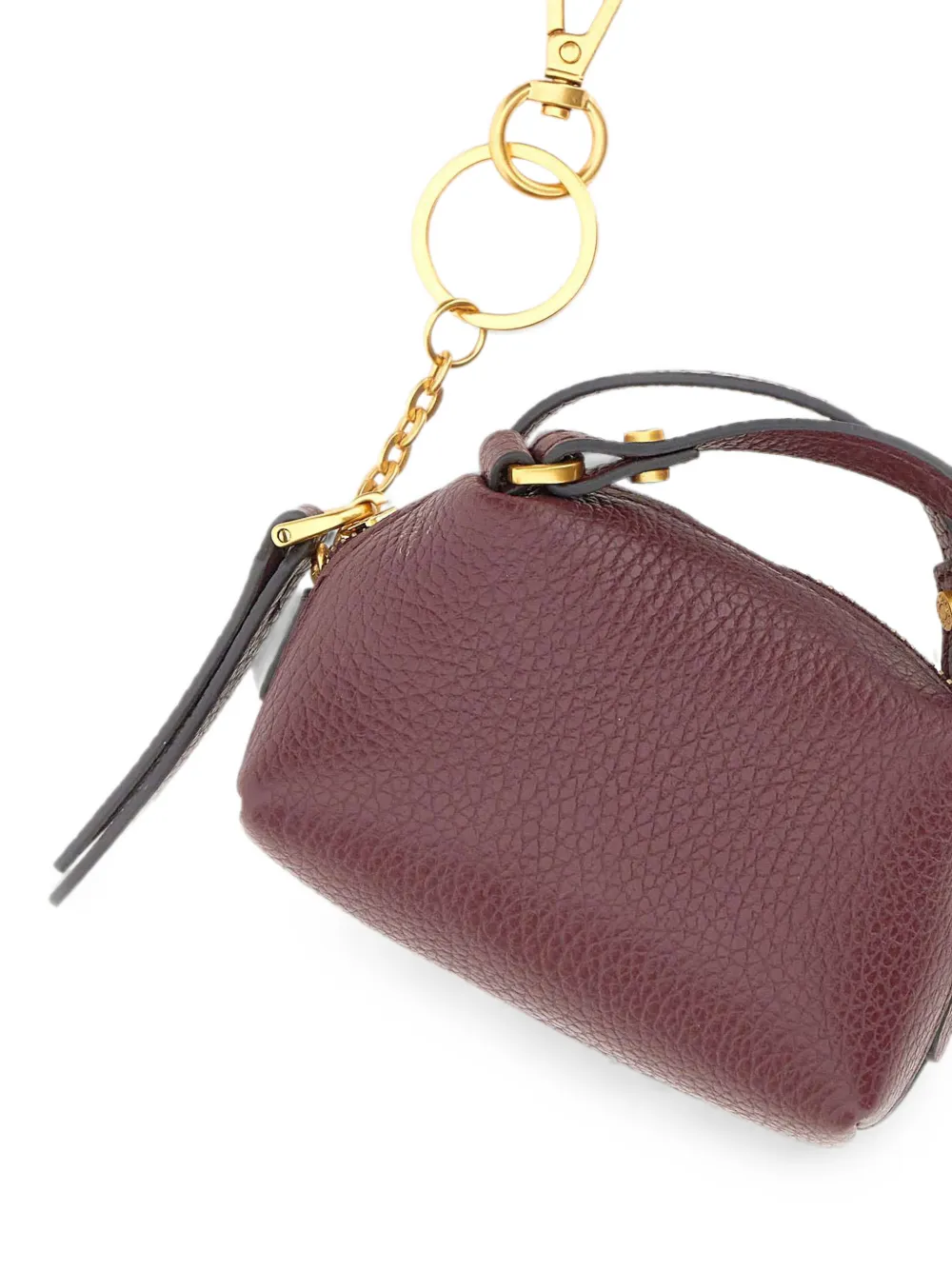 GIANNI CHIARINI Alifa leren sleutelhanger Rood