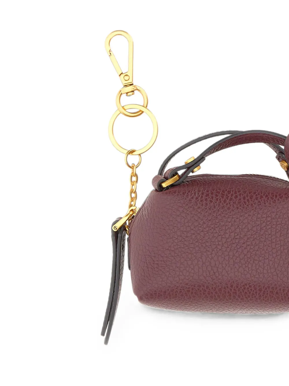 GIANNI CHIARINI Alifa leren sleutelhanger Rood
