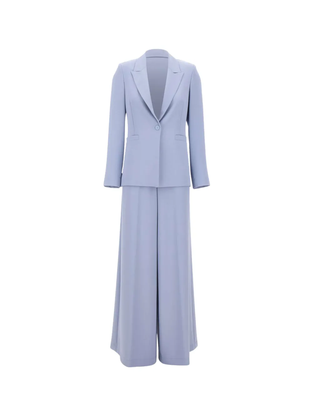 kaos single-breasted wide-leg suit - Blau