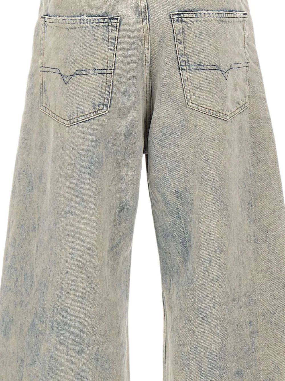 Diesel 1996 D-Sire-Yu jeans met wijde pijpen Blauw