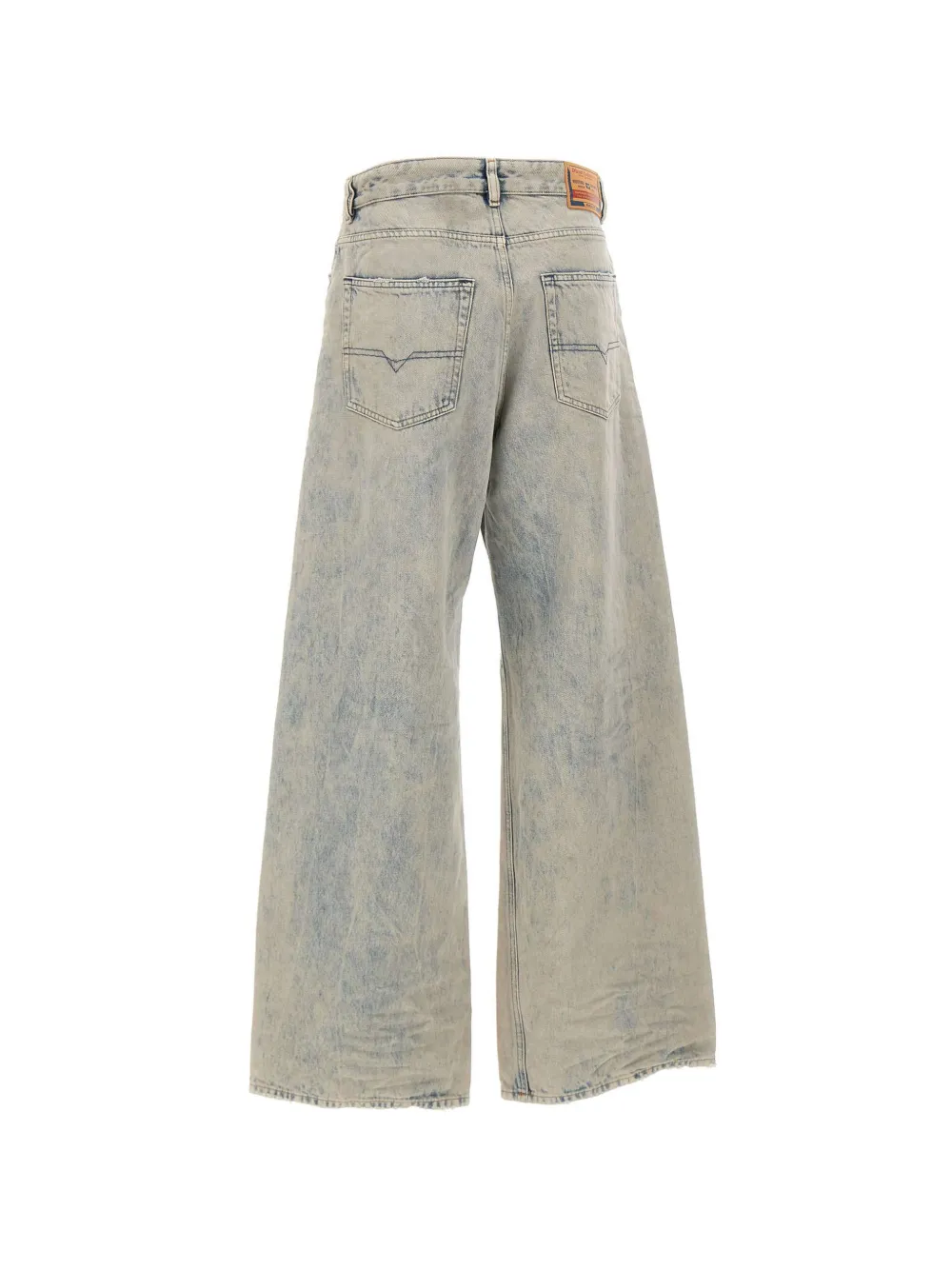 Diesel 1996 D-Sire-Yu jeans met wijde pijpen Blauw