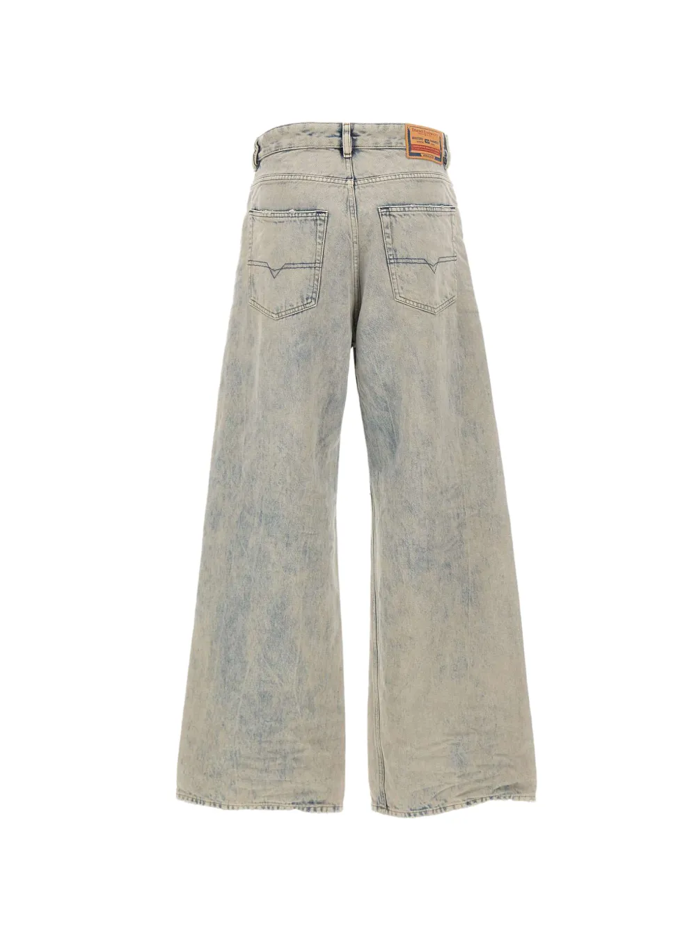 Diesel 1996 D-Sire-Yu jeans met wijde pijpen Blauw