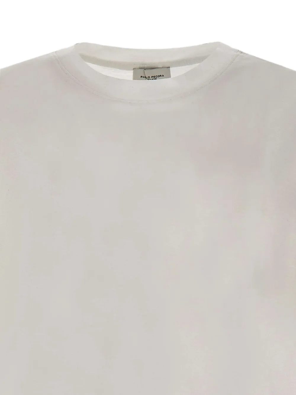Paolo Pecora T-shirt met stiksels Wit