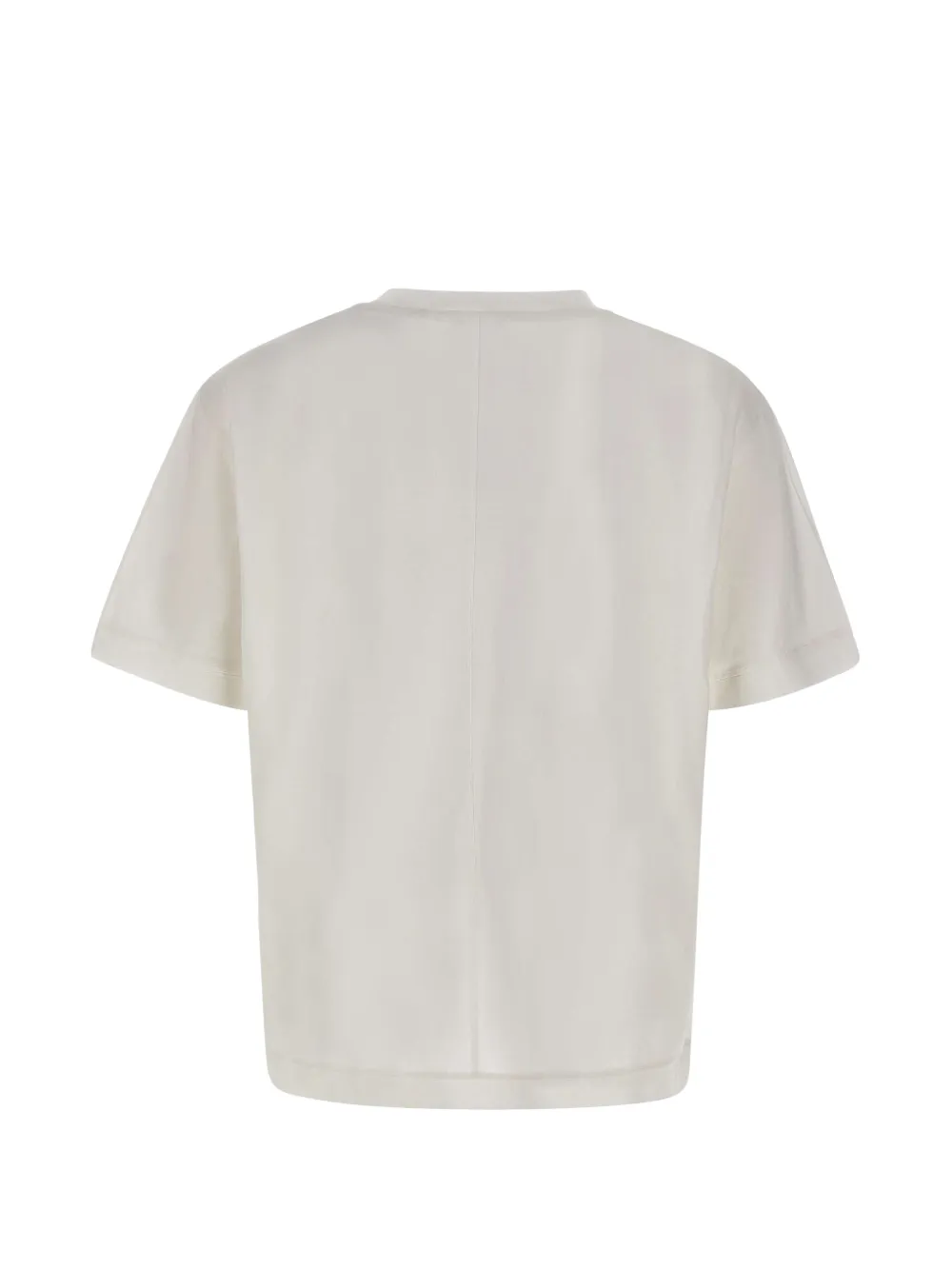 Paolo Pecora T-shirt met stiksels Wit