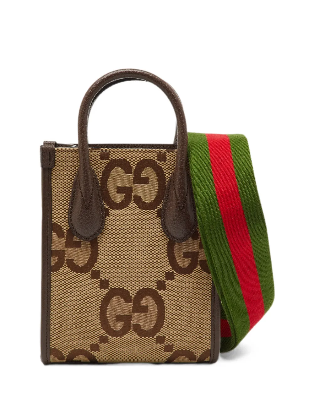 Gucci Pre-Owned Borsa Jumbo GG mini - Marrone