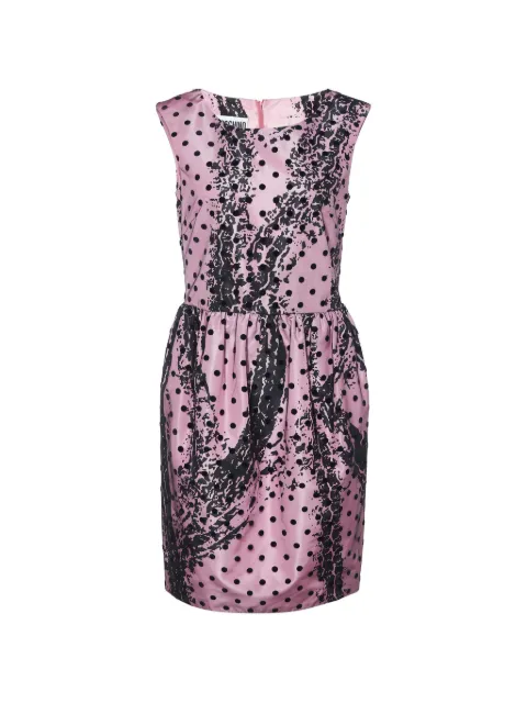 Moschino Pre-Owned polka dot tulle mini dress