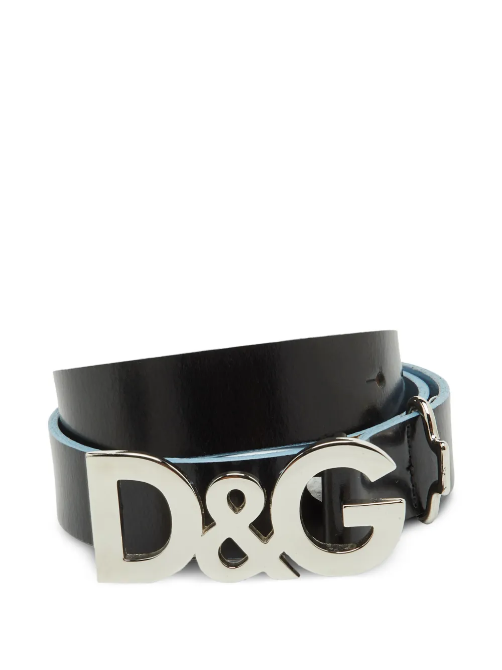Dolce & Gabbana Pre-Owned logo buckle belt - Nero