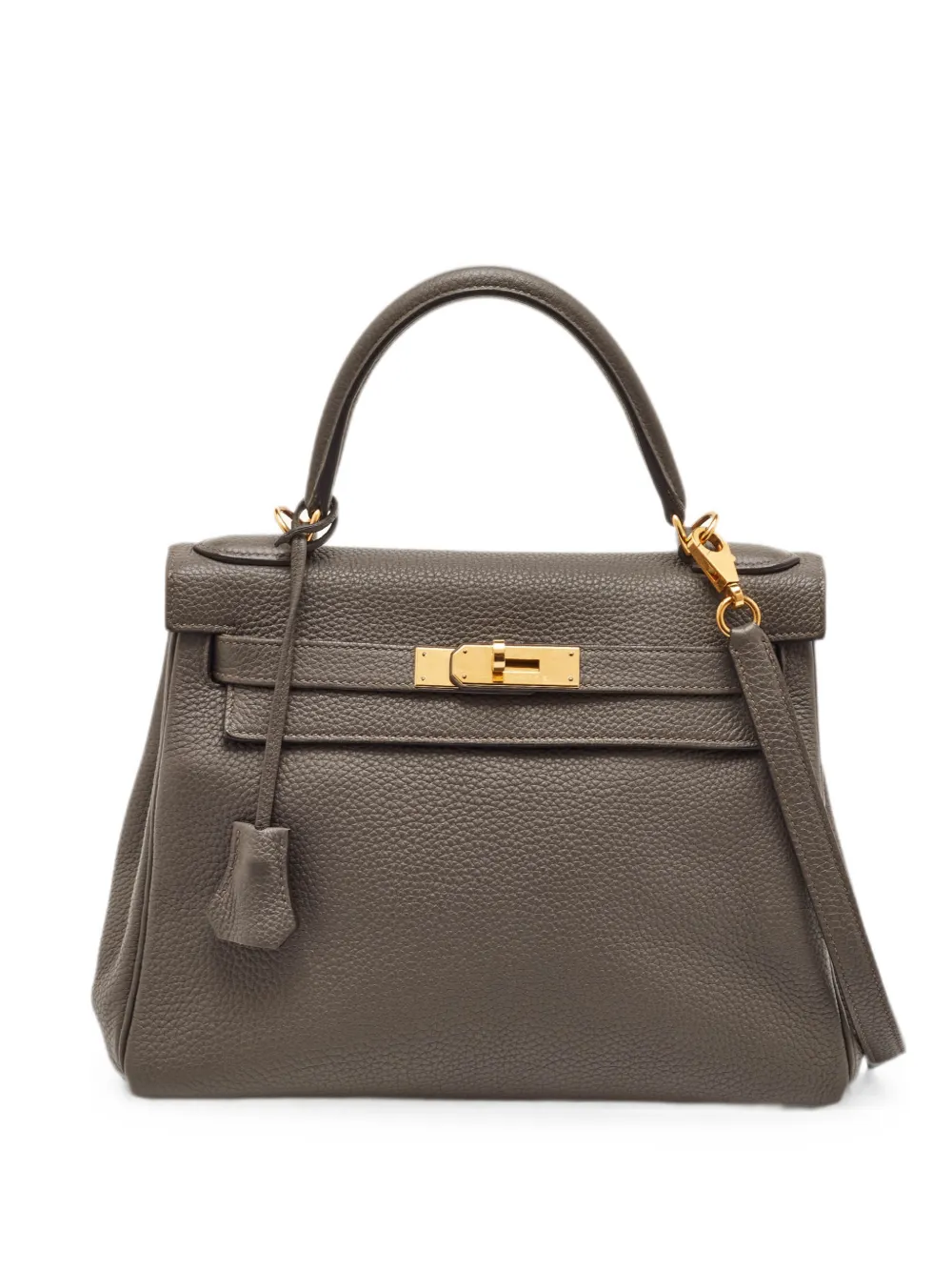 Hermès Pre-Owned 2020 28 Kelly Retourne two-way handbag - Grigio
