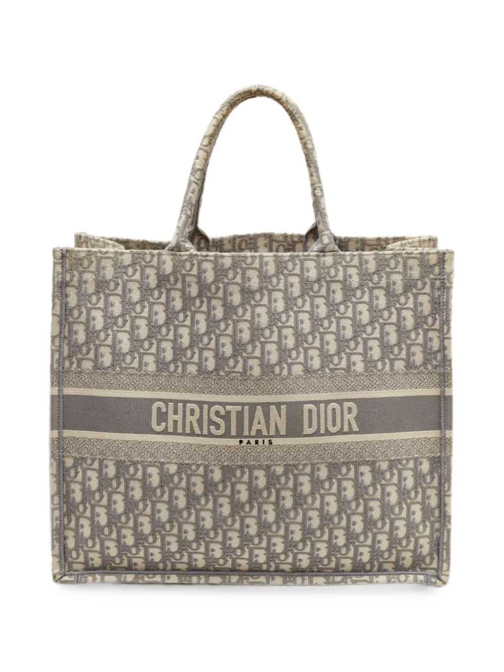 Christian Dior Pre-Owned large Book Oblique tote bag - Grey