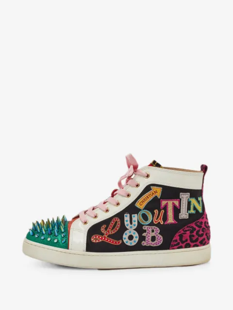Christian Louboutin Pre-Owned Lou Spikes leather sneakers