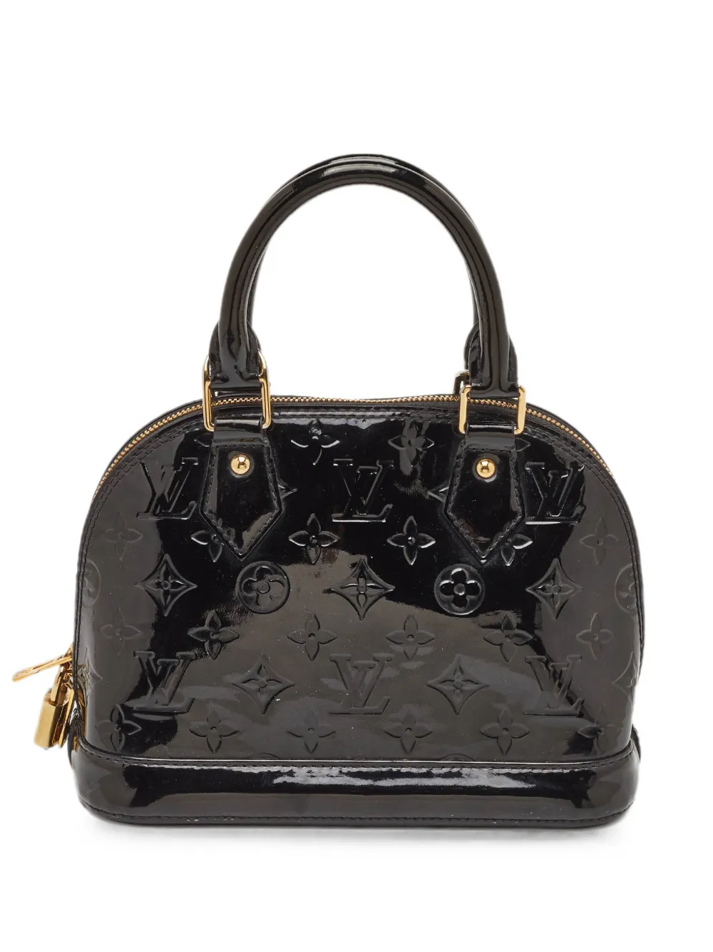 Louis Vuitton Pre-Owned 2015 Monogram Vernis Alma BB tote bag - Nero