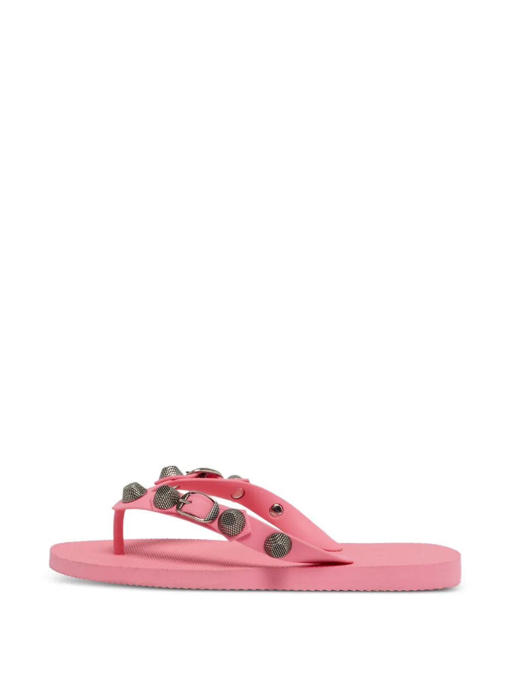 Balenciaga Pre-Owned Le Cagole stud-embellished thong sandals - Rosa