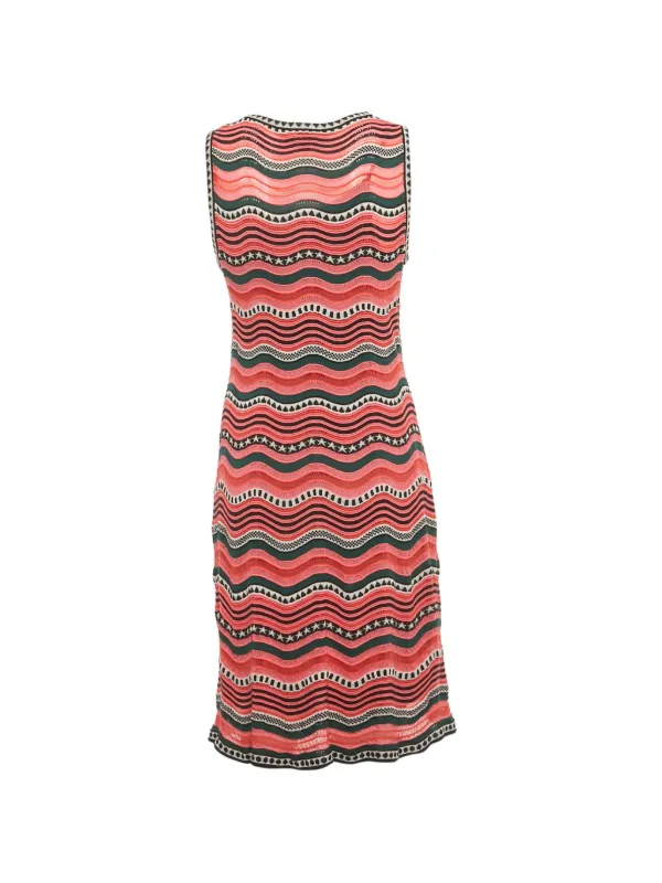 missoni dress vintage Date night just got spicy! , Im pretty certain this is (no brand tag) but its still hot as hell! Everything else is vintage! , Bag: 90s @celine , Heels: 80s Charles Jourdan, while the sophisticated open back with thin Missoni Vintage multicolor silk Dress