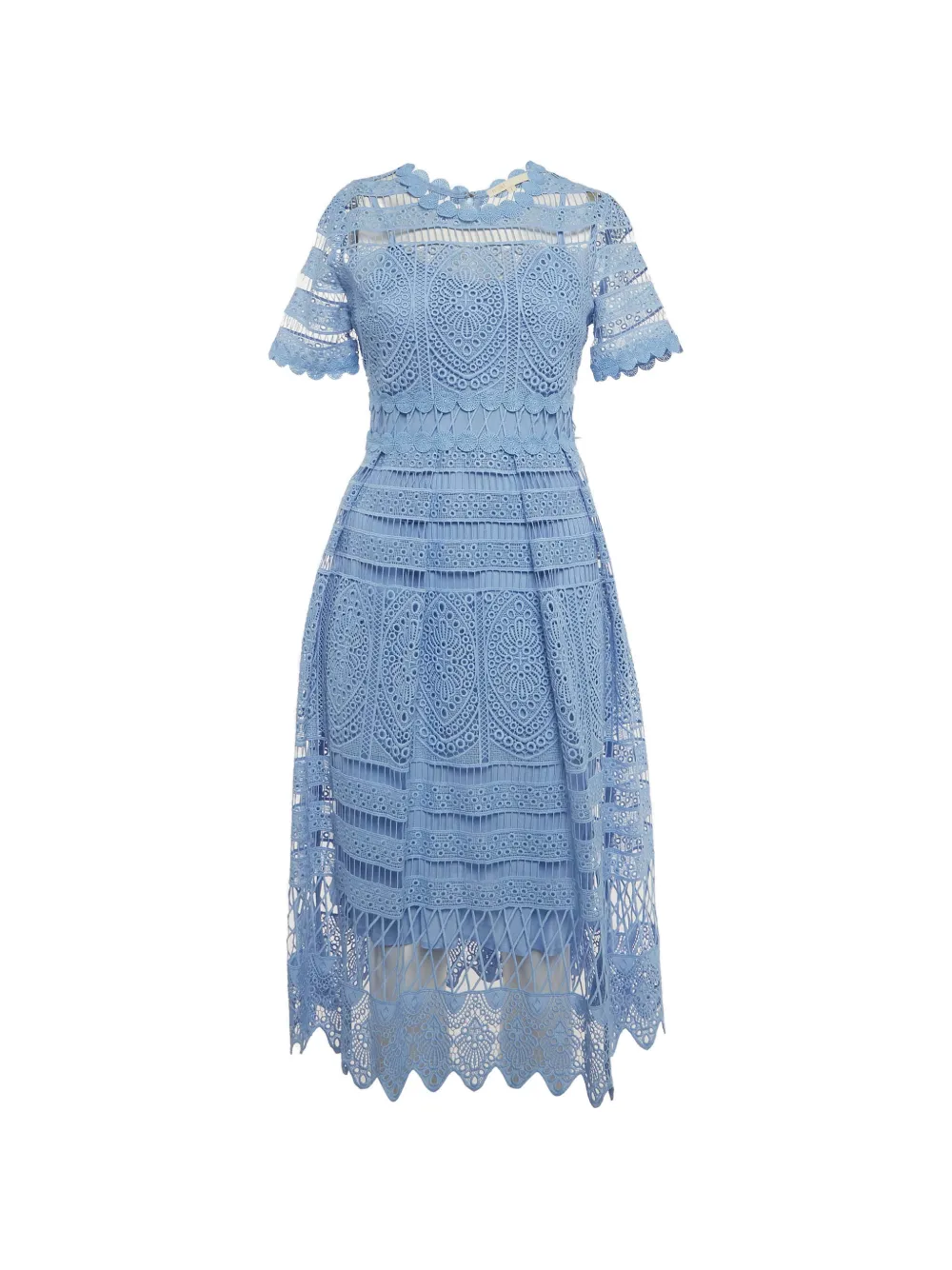 Maje Roseray lace midi dress - Blu