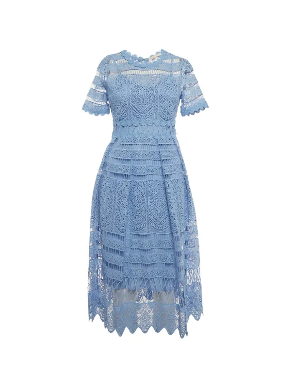 maje roseray lace midi dress Rent Maje Yellow Dress UK 10