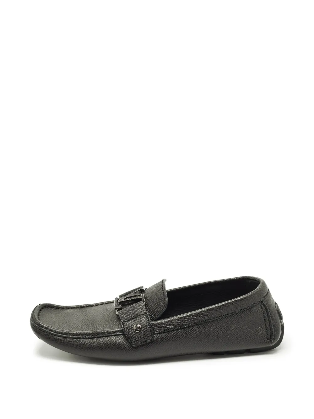 Louis Vuitton Pre-Owned Monte Carlo leather loafers - Grigio