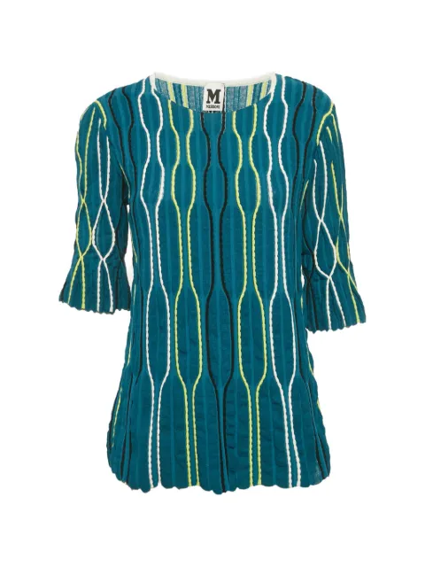 Missoni Pre-Owned wave-pattern T-shirt