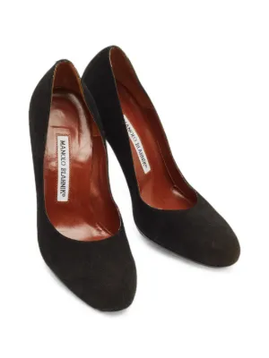 Manolo Blahnik BB ポインテッドトゥ パンプス | ブラック | FARFETCH JP