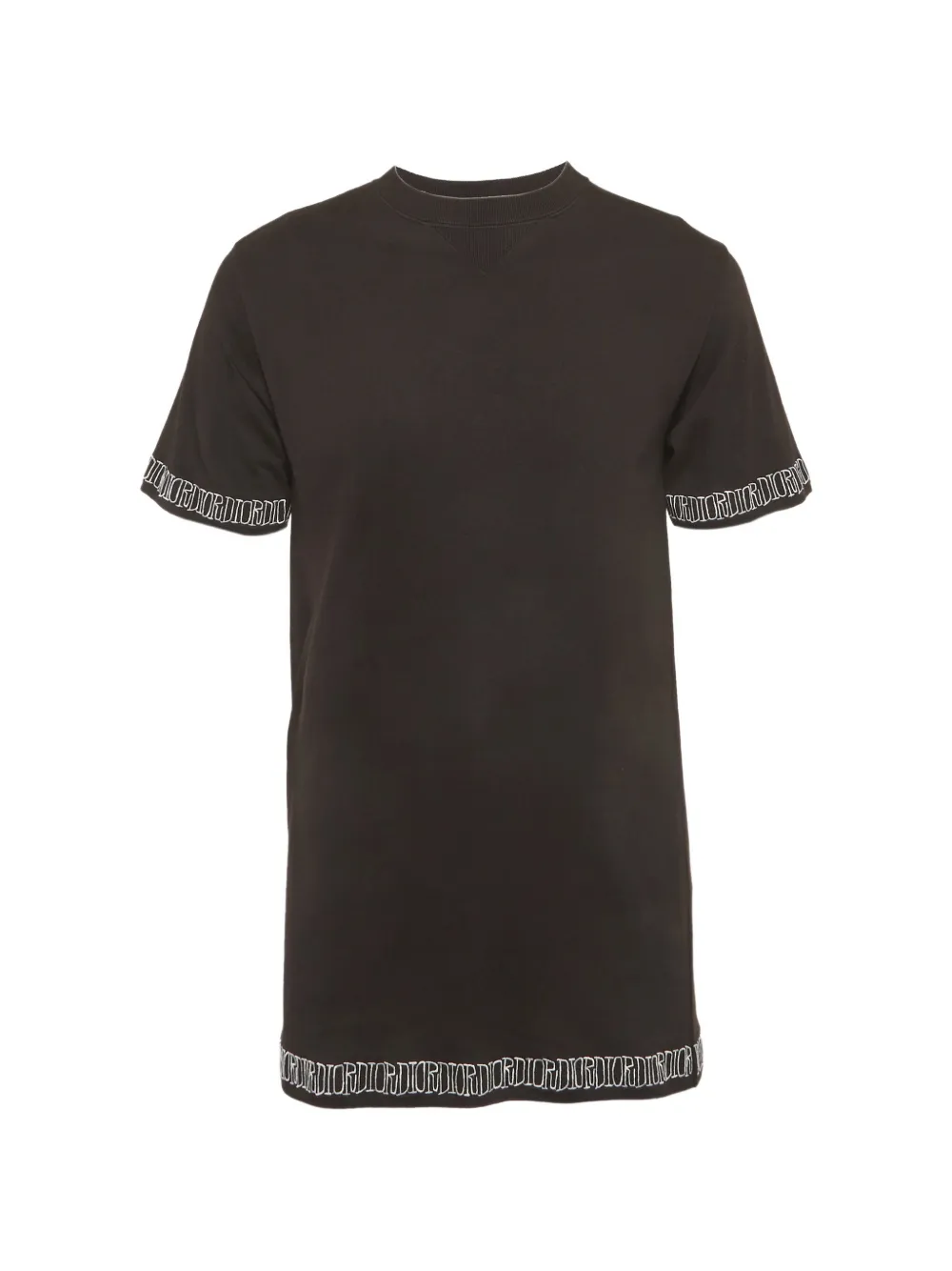 Christian Dior Pre-Owned embroidered jersey T-shirt - Marrone