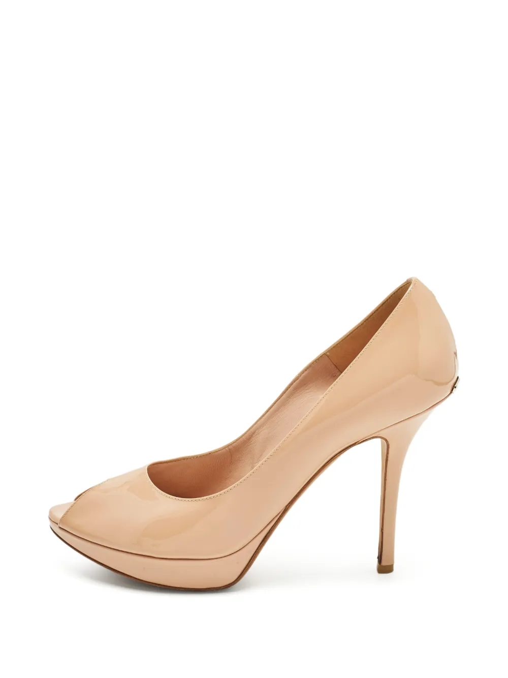 Christian Dior Pre-Owned Miss Dior peep-toe pumps - Neutrals