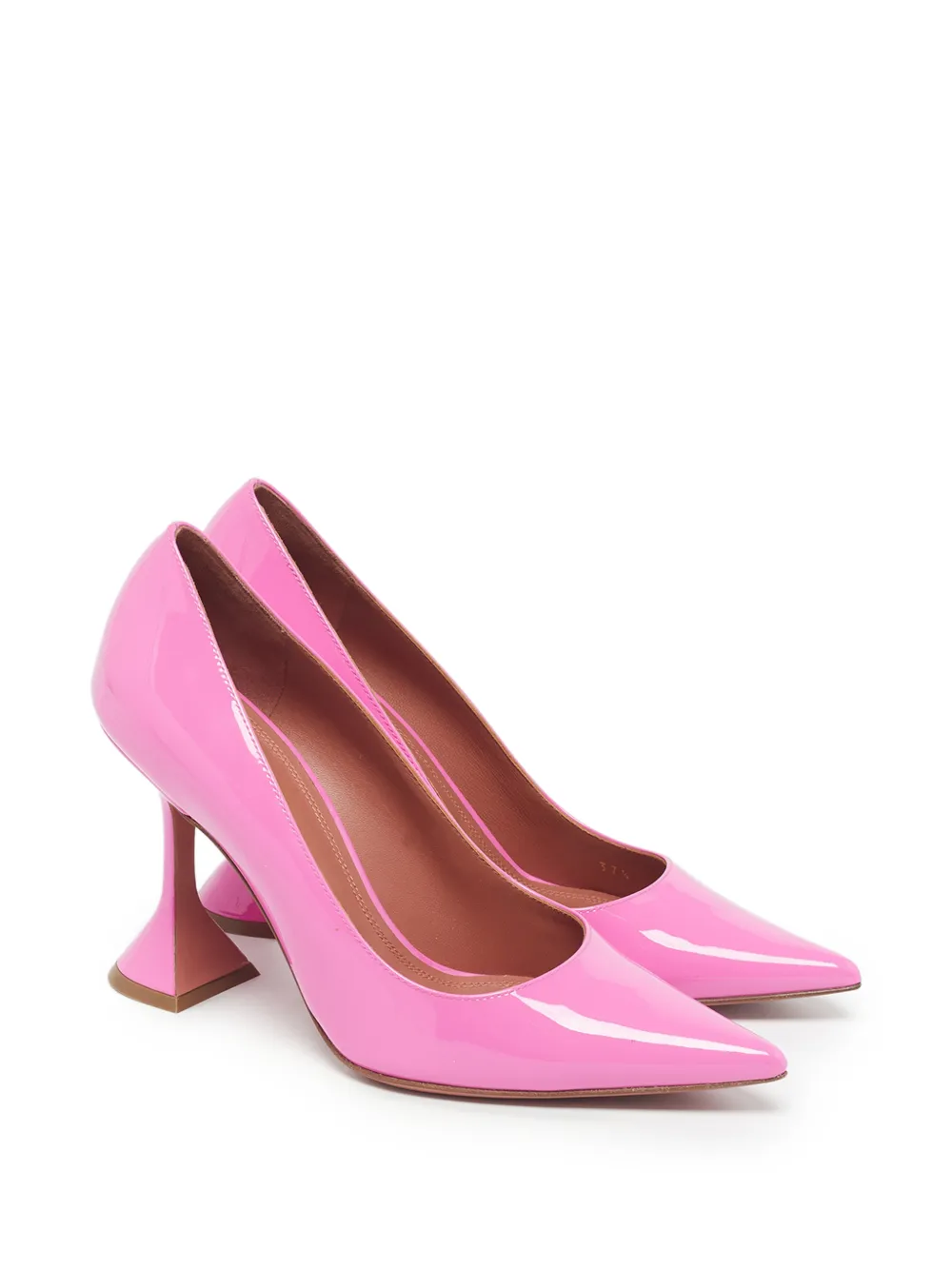 Amina Muaddi Ami pointed-toe pumps - Pink