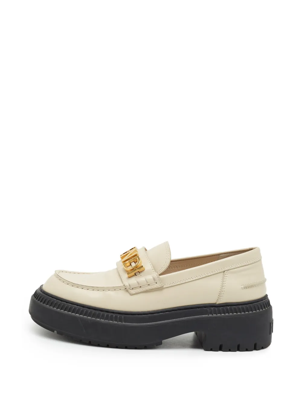 Fendi Pre-Owned Fendigraphy Loafer mit Plateau - Nude