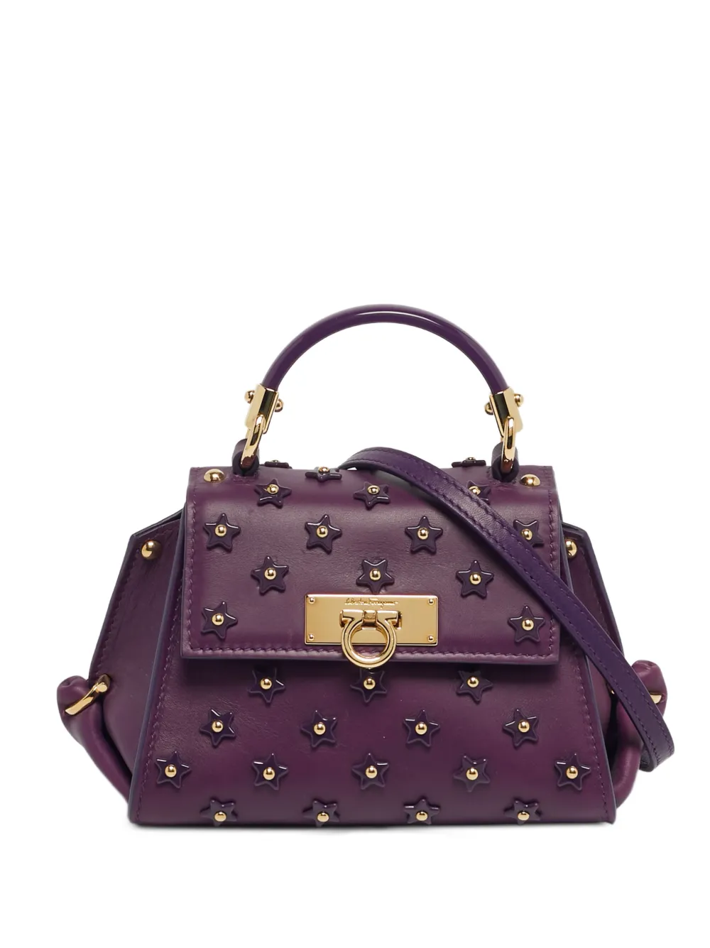 Ferragamo Pre-Owned mini Sofia star-embellished tote bag - Viola