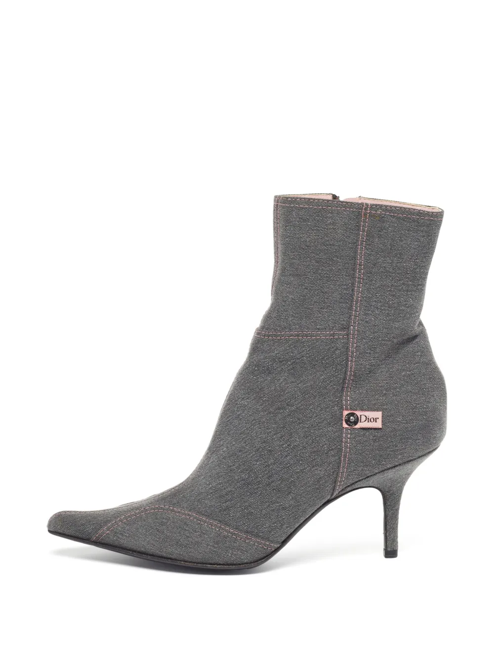 Christian Dior Pre-Owned Stiefel mit spitzer Kappe - Grau
