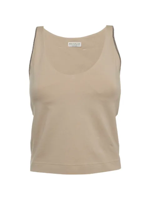 Brunello Cucinelli camiseta corta Monili