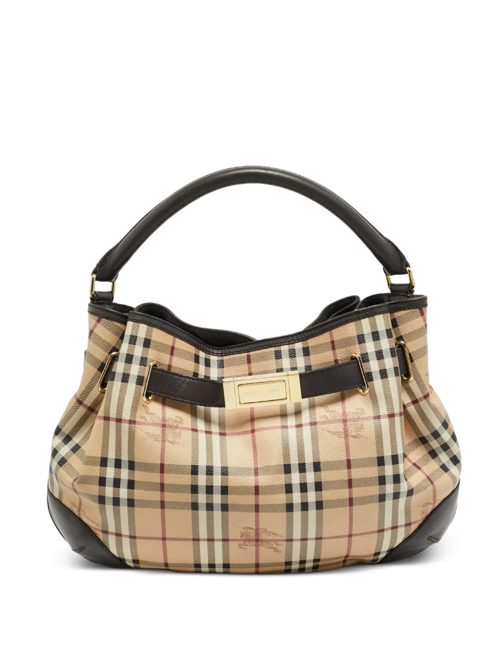 Burberry Pre-Owned medium Willenmore check tote bag - Marrone