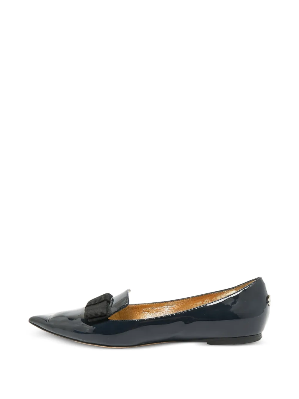 Jimmy Choo Pre-Owned Love Ballerinas mit spitzer Kappe - Blau