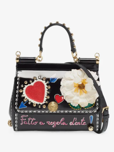 Dolce & Gabbana Pre-Owned Miss Sicily patent leather handbag