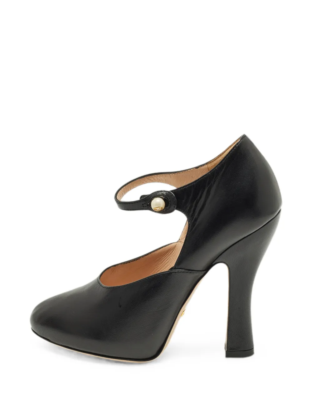 Gucci Pre-Owned Lesley leather heeled pumps - Schwarz