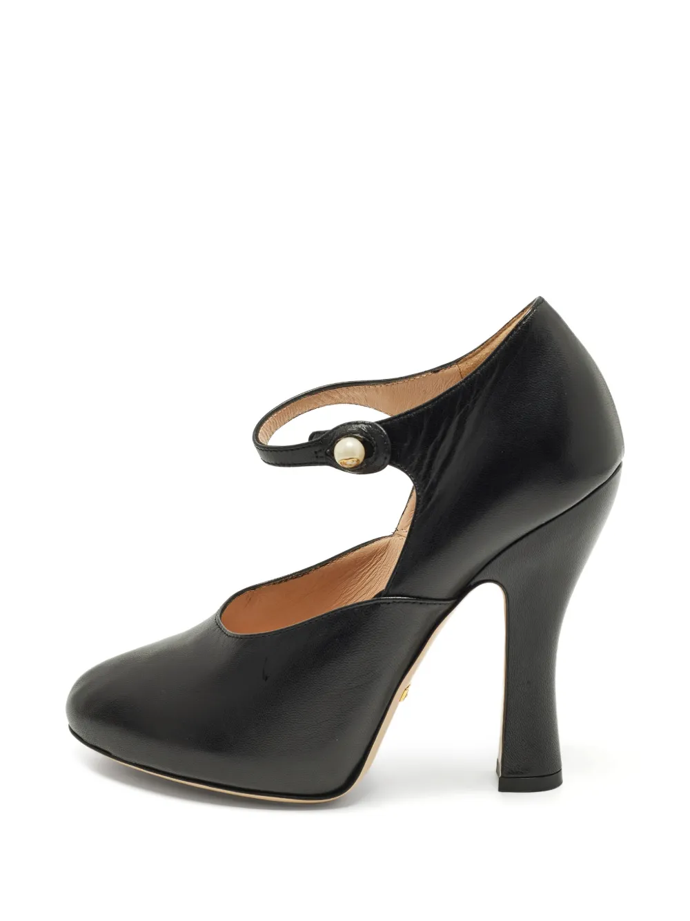 Gucci Pre-Owned Lesley leather heeled pumps - Schwarz