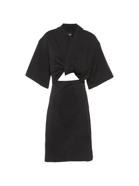 Jacquemus Pre-Owned Bahia twisted T-shirt dress