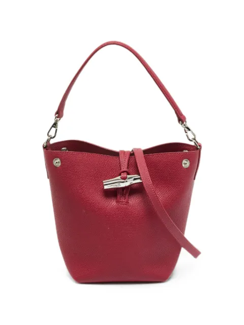 Longchamp Le Roseau leather tote bag