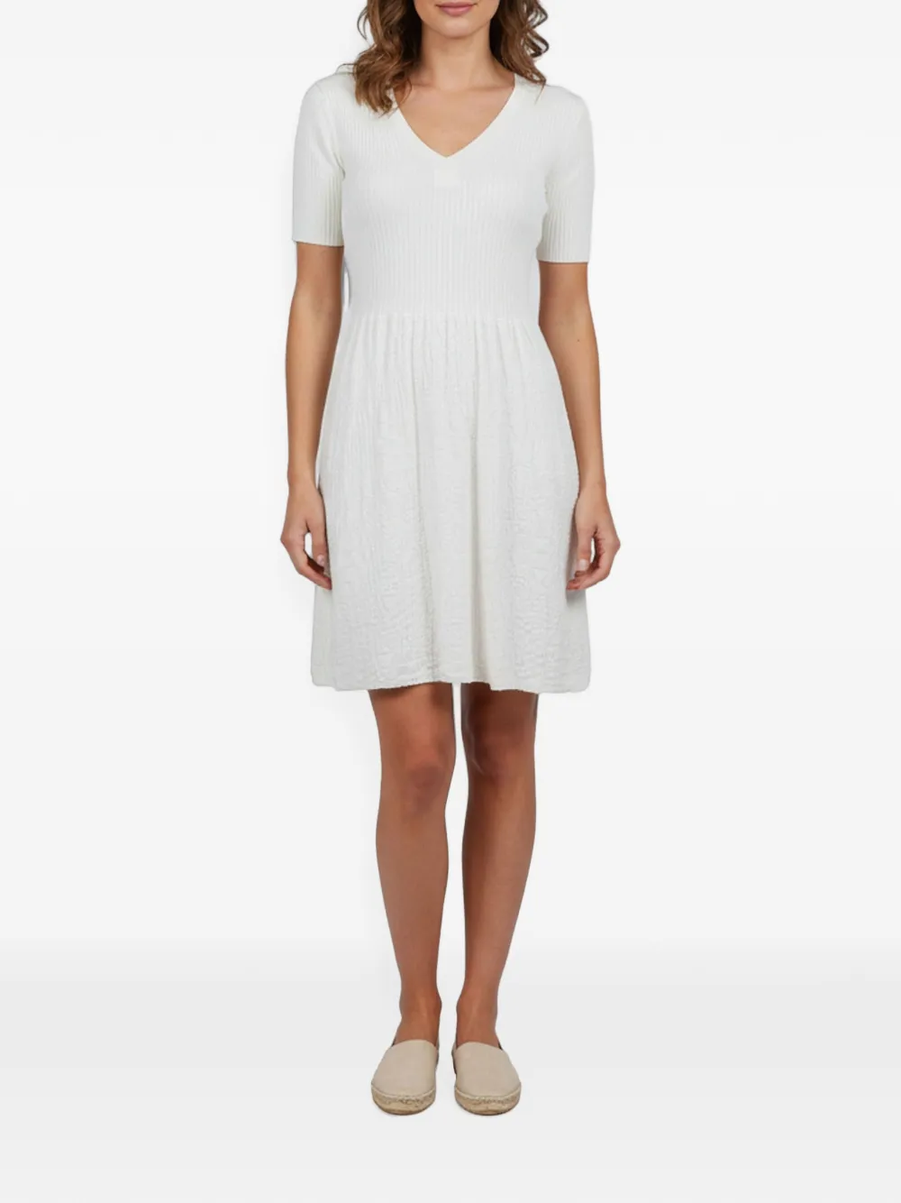 Missoni Pre-Owned short-sleeve mini dress - Bianco