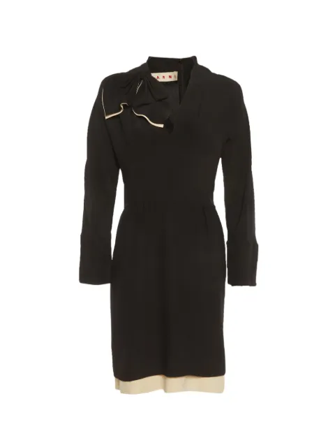 Marni Pre-Owned bow-detail mini dress