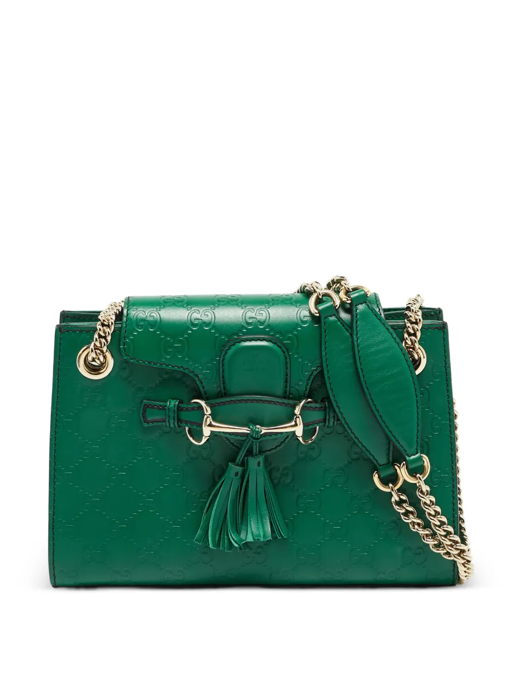 Gucci Pre-Owned small Emily Guccissima shoulder bag - Verde