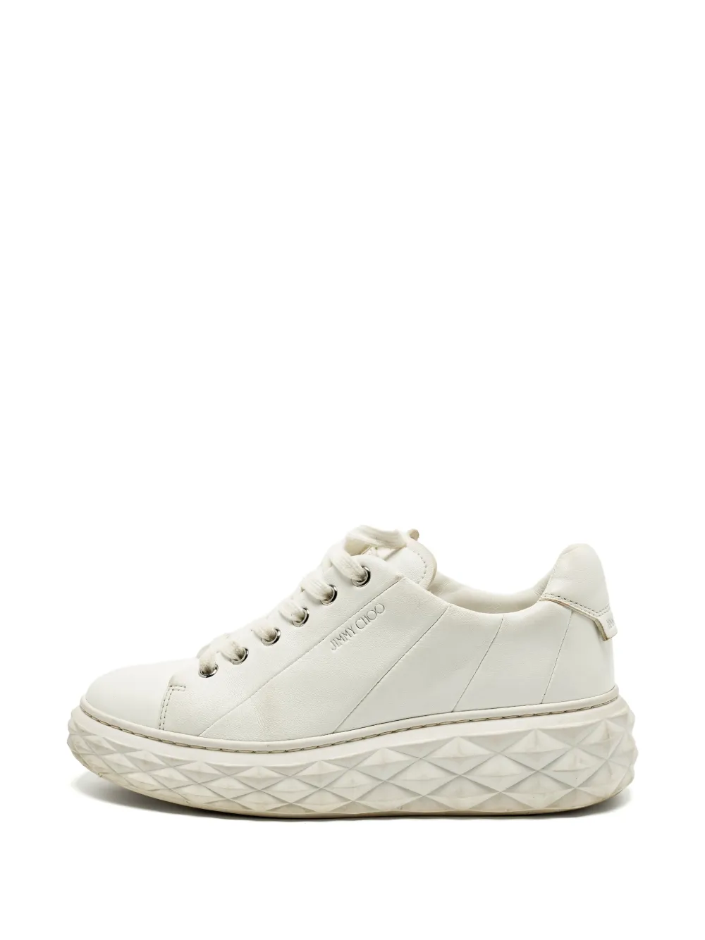 Jimmy Choo Pre-Owned Diamond Maxi sneakers - Weiß