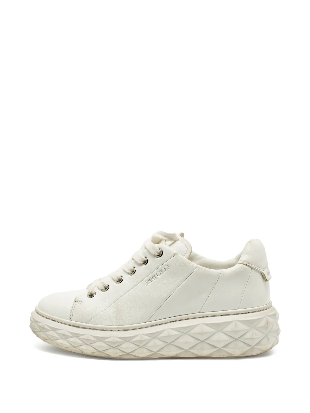 Jimmy Choo Pre-Owned Diamond Maxi sneakers - Weiß