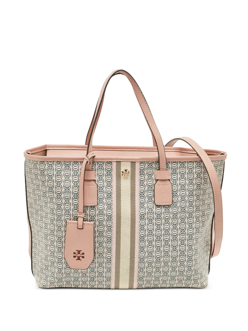 Tory Burch Gemini Link tote bag - Toni neutri